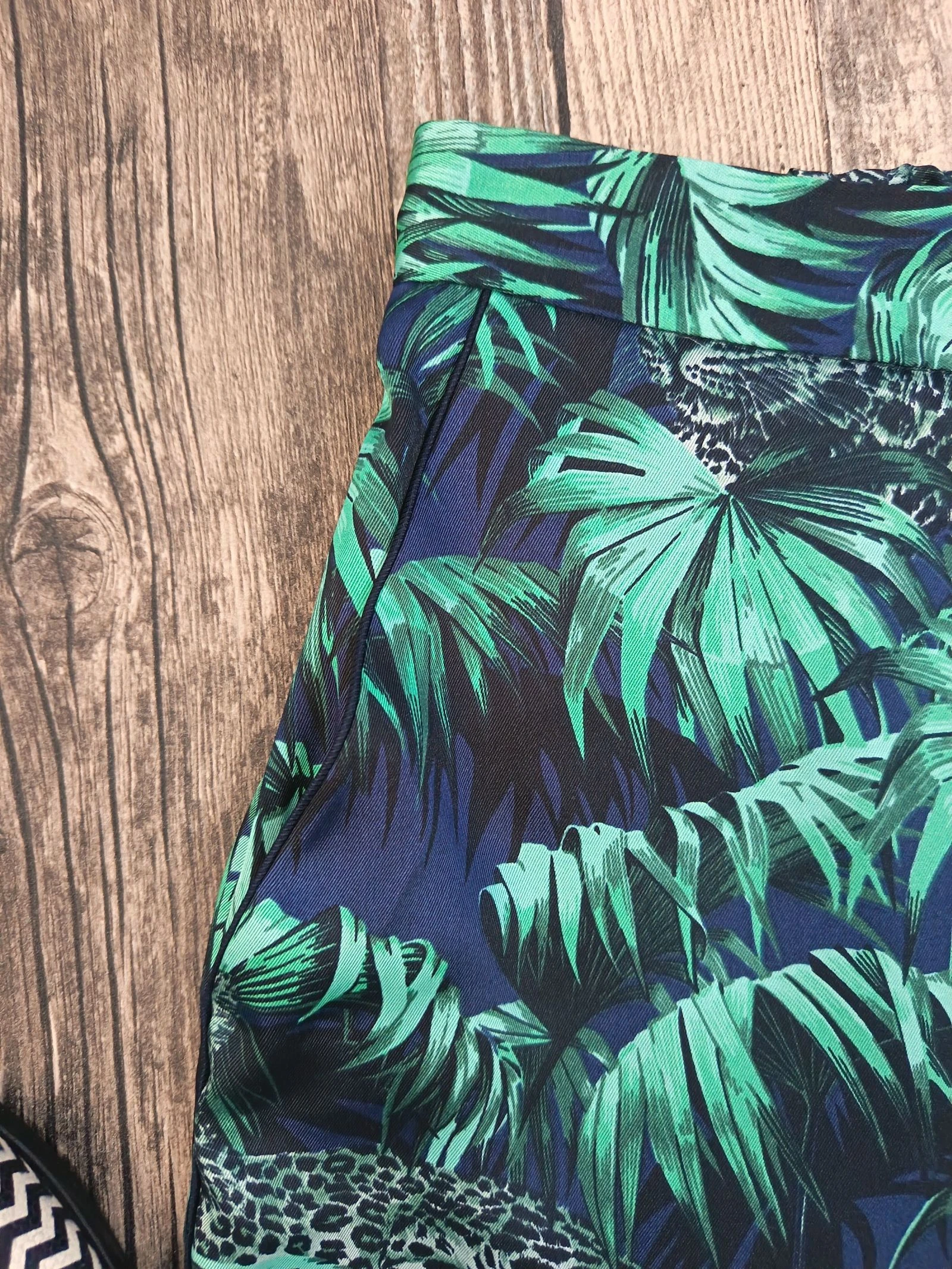 Tropische printbroek ♡ ZARA * Maat L – photo 5